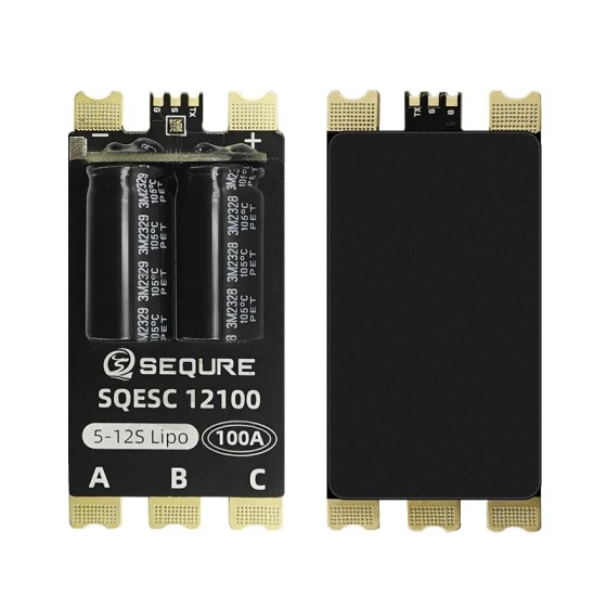 Original SEQURE ESC 12100 Brushless Speed Controller 5-12S 100A ESC BLHeli_32 AM32 for Racing Drone FPV Airplane Boat RC Car